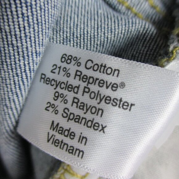 Lane Bryant Jeans Denim Boyfriend Capris Blue Pride Rainbow Heart Plus Size 22P - Picture 11 of 12